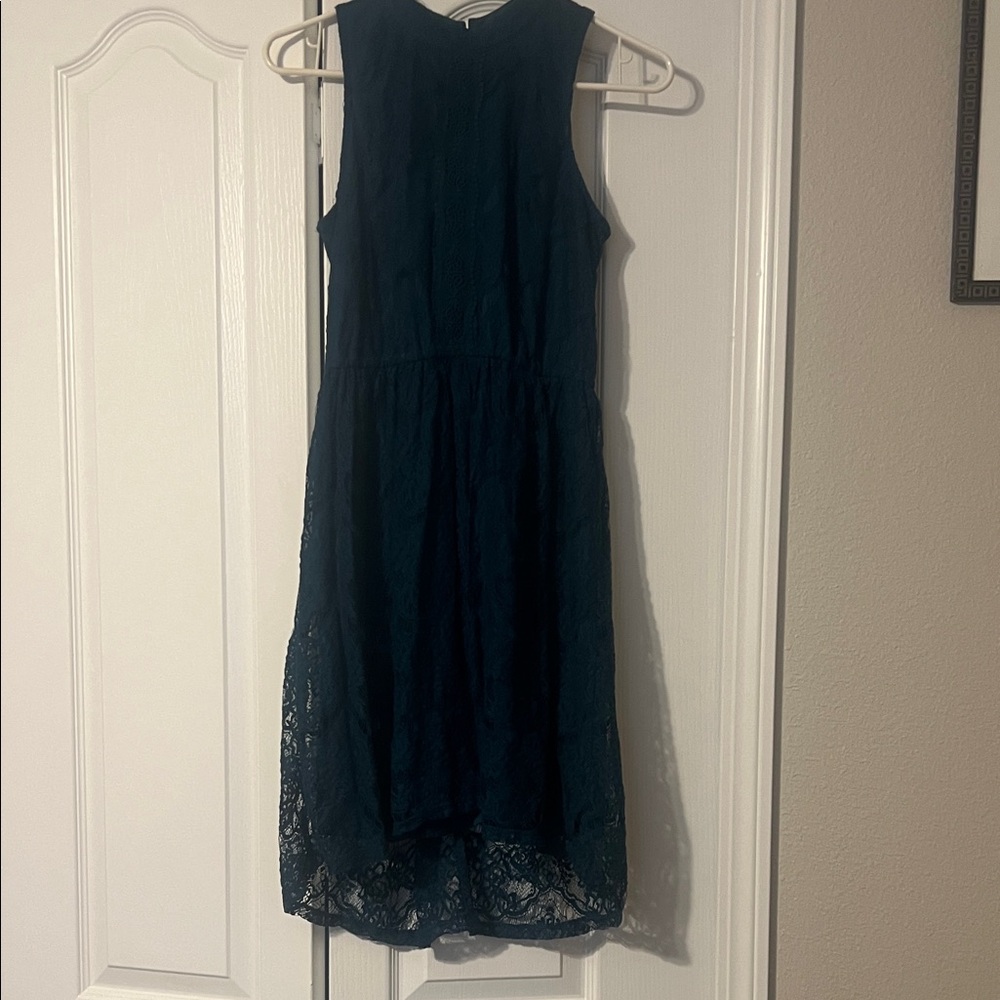 Xhilaration Navy Lace Kids Dress
